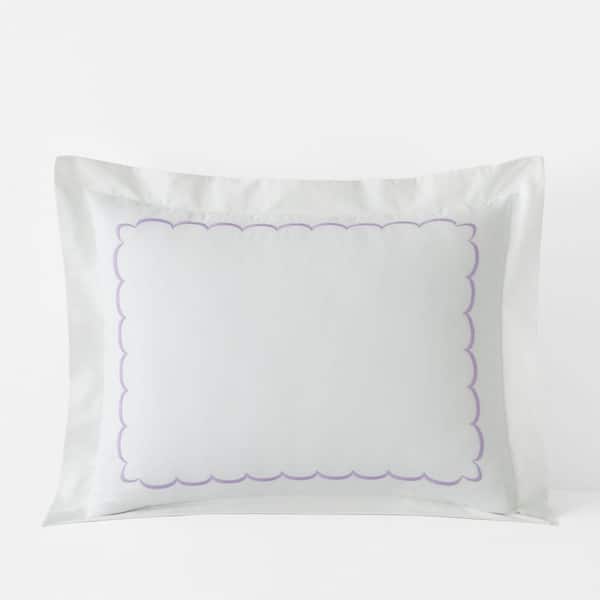 Company Cotton Scallop Percale Sham