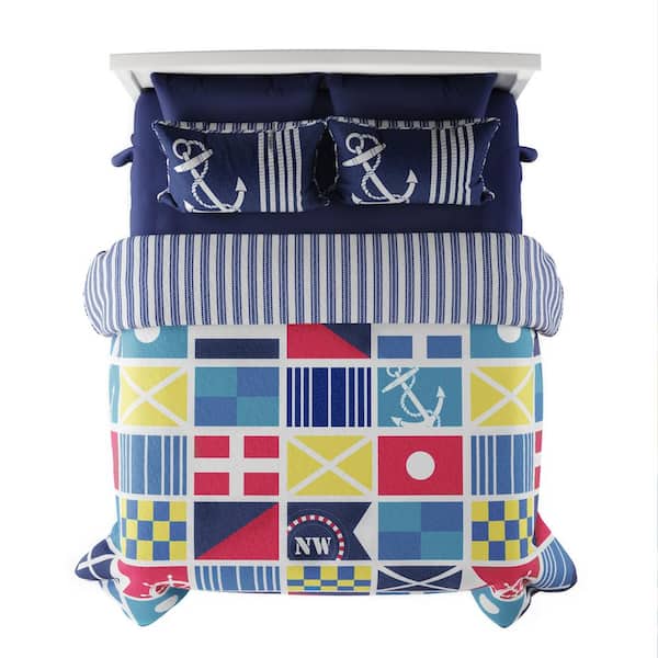 Mariner Design Hypoallergenic Quilt Bedspread Set
