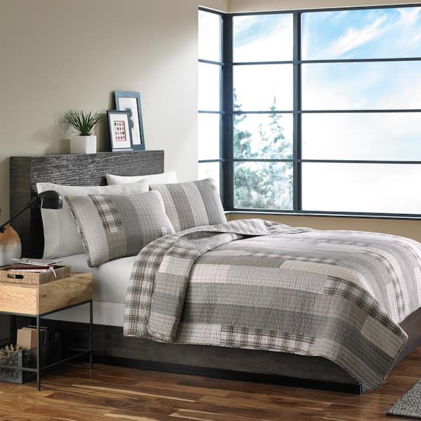 Fairview Plaid Cotton Quilt Set