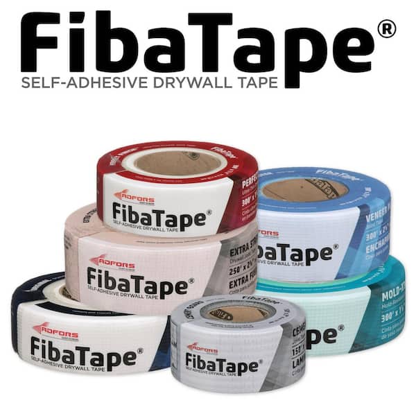 Saint-Gobain ADFORS FibaTape Self-Adhesive Mesh Drywall Tape Collection ...