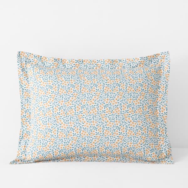 Company Cotton Serene Floral Cotton Percale Sham