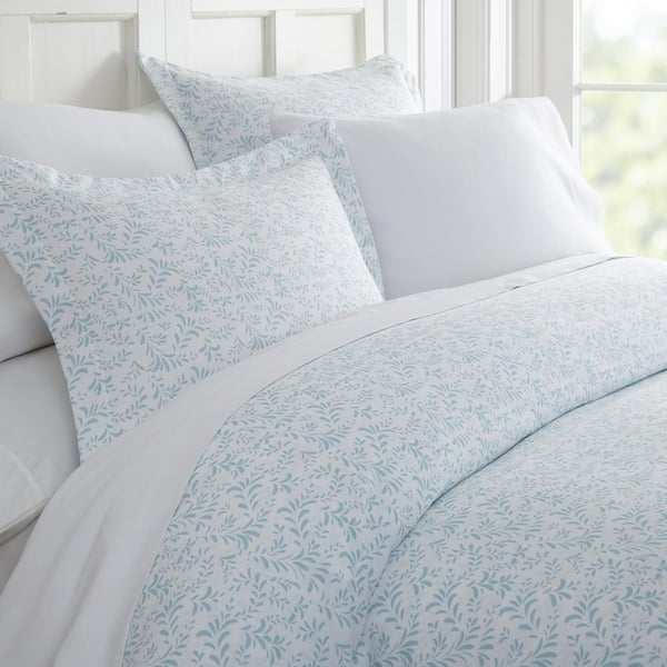 Burst of Vines 3-Piece Microfiber Duvet Cover Set