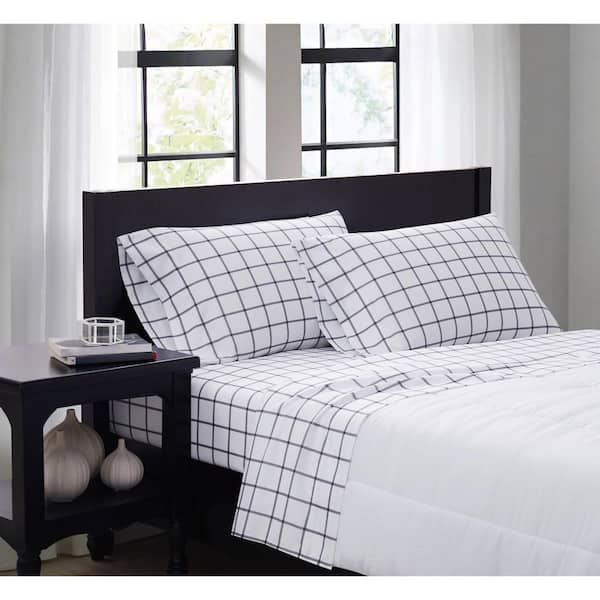 Tattersall Stripes & Plaids Microfiber Sheet Set