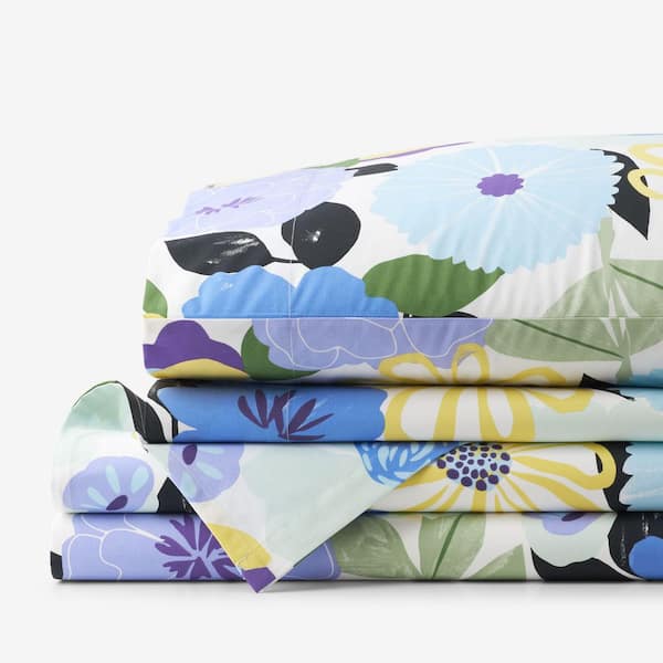 Company Cotton Floral Harmony Percale Sheet Set