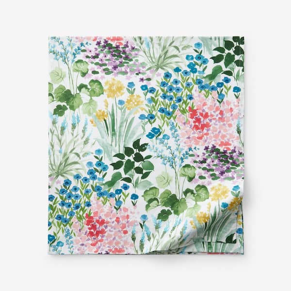 Company Cotton Flower Garden Cotton Percale Flat Sheet