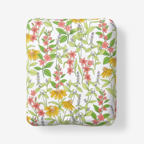 Company Cotton Coneflower Patch Cotton Percale Fitted Sheet