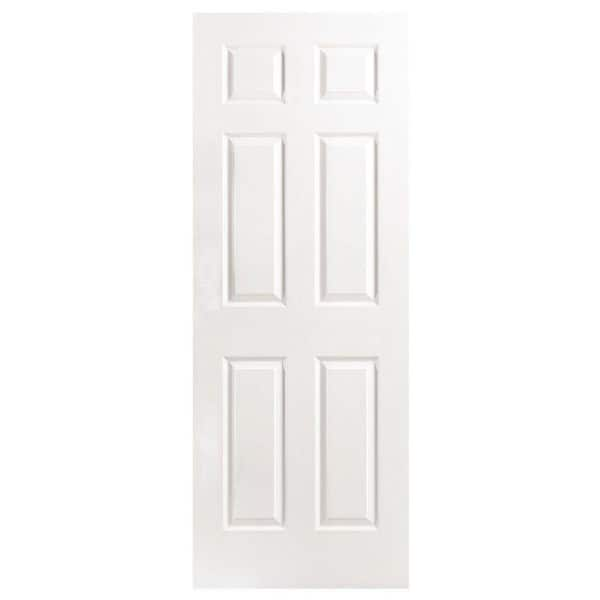 Textured 6-Panel Hollow Core Primed Composite Interior Door Slab