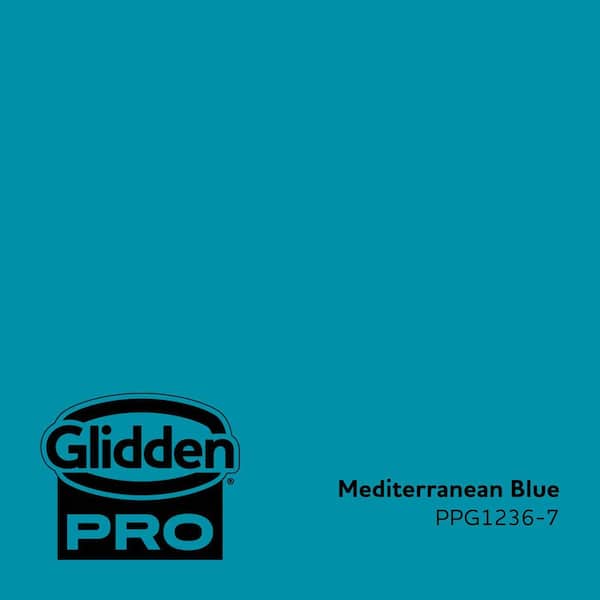 PPG1236-7 Mediterranean Blue Eggshell Interior Paint