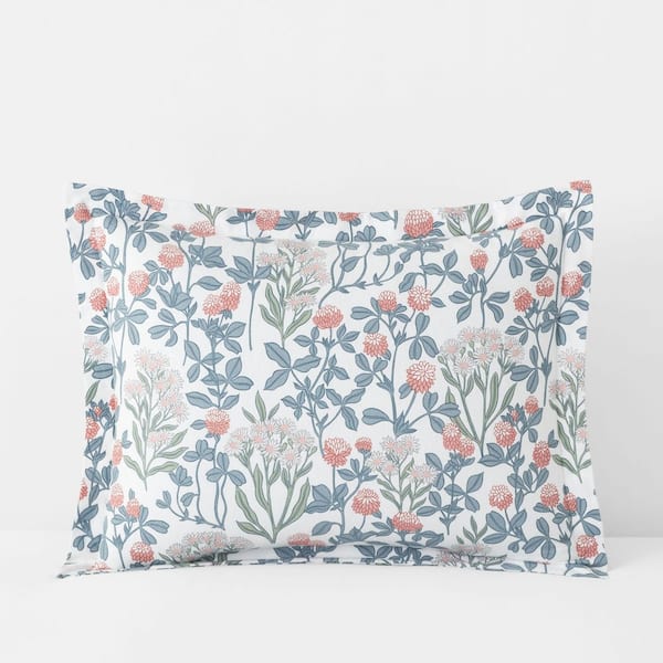 Company Cotton Botanical Grace Velvet Flannel Sham