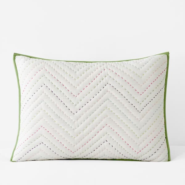 Company Kids Cheerful Chevron Quilt Sham