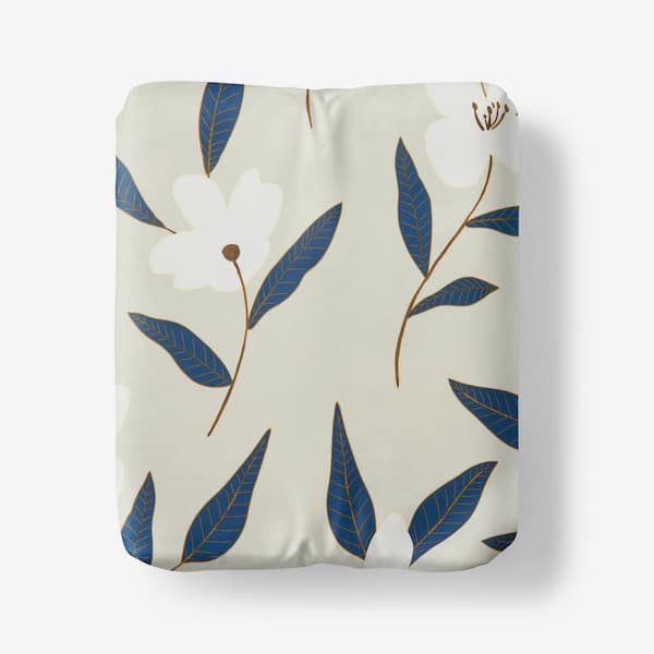 Company Cotton Clemencia Floral Cotton Percale Fitted Sheet