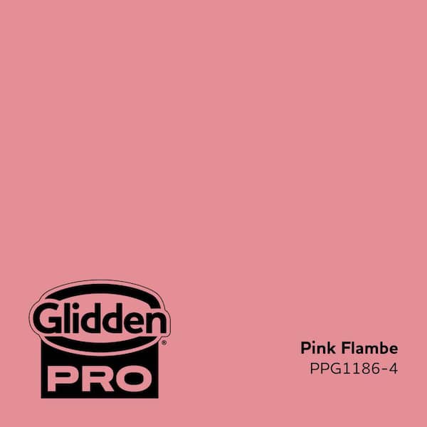 PPG1186-4 Pink Flambe Satin Interior Paint
