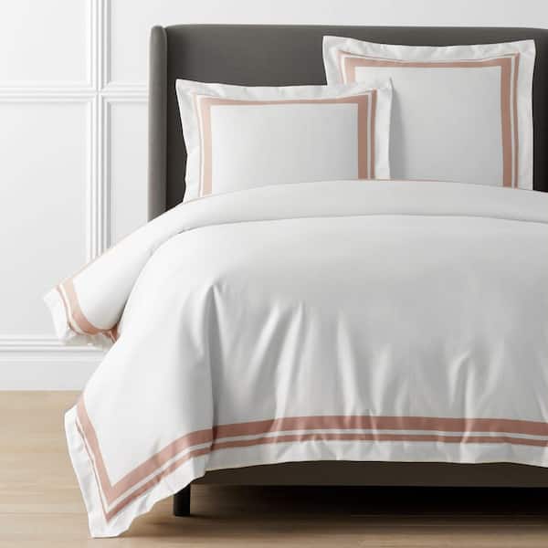 Legends Hotel Supima Double Border Wrinkle-Free Sateen Duvet Cover