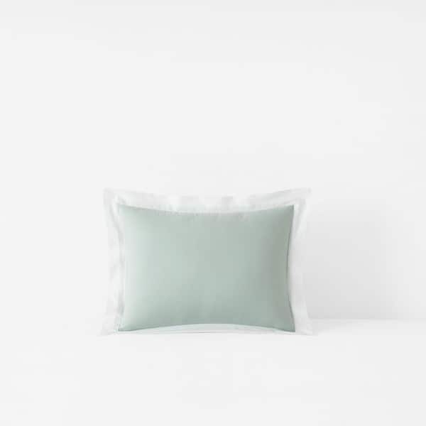 Company Cotton Solid Border Trim Throw Pillow Cover