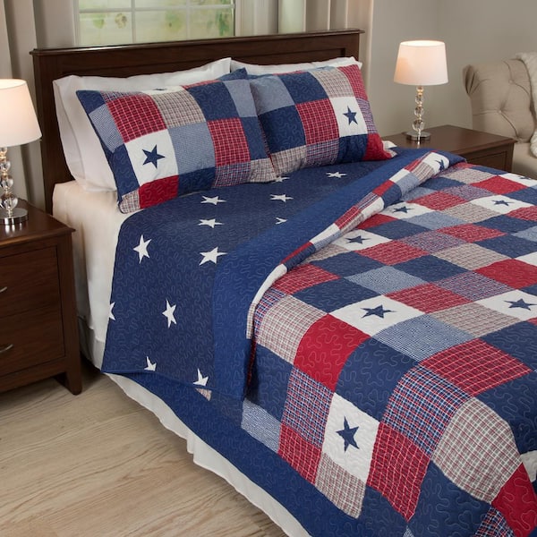 Caroline Blue Quilt Set