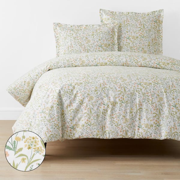Company Cotton Clemencia Mini Floral Percale Duvet Cover