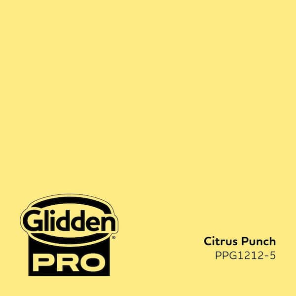 PPG1212-5 Citrus Punch Eggshell Interior Paint