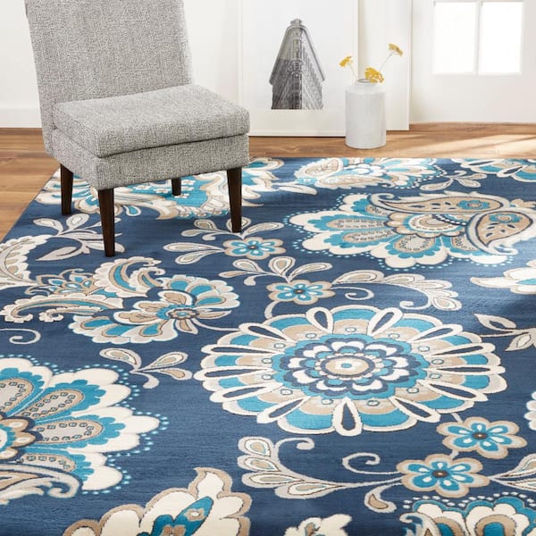 Home Dynamix Tremont Salem Transitional Patterned Area Rug - On