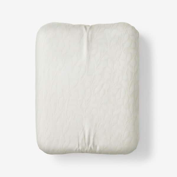 Legends Hotel Jacquard Leaf Wrinkle-Free Supima Cotton Fitted Sheet