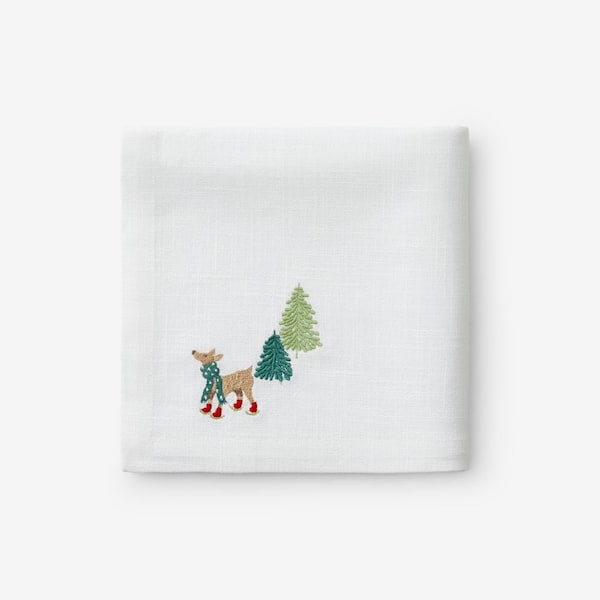 Company Cotton Embroidered Novelty Napkins Set
