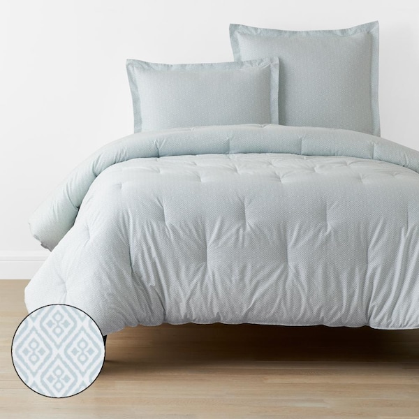 Company Cotton Clemencia Geometric Percale Comforter