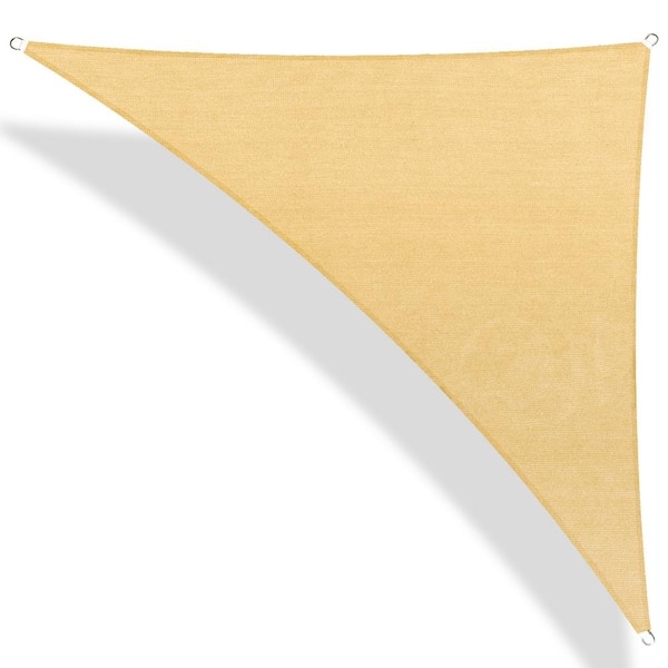 185 GSM Right Triangle UV Block Sun Shade Sail for Yard and Swimming Pool etc.