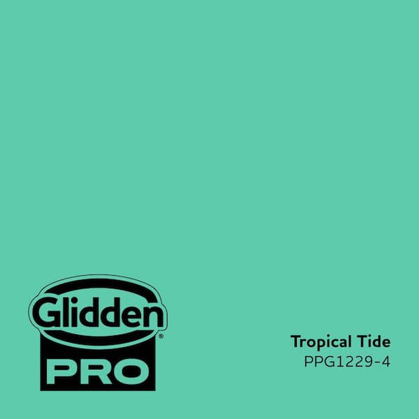 PPG1229-4 Tropical Tide Eggshell Interior Paint