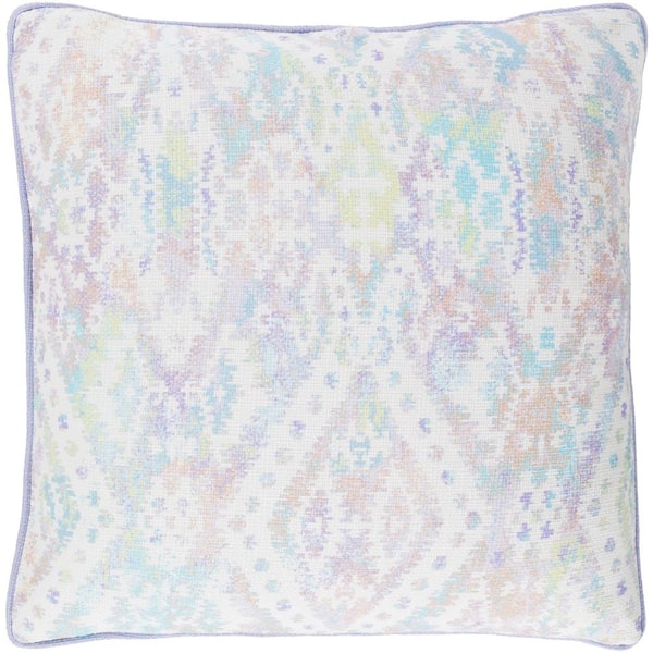Yang Multicolored Graphic Polyester Throw Pillow