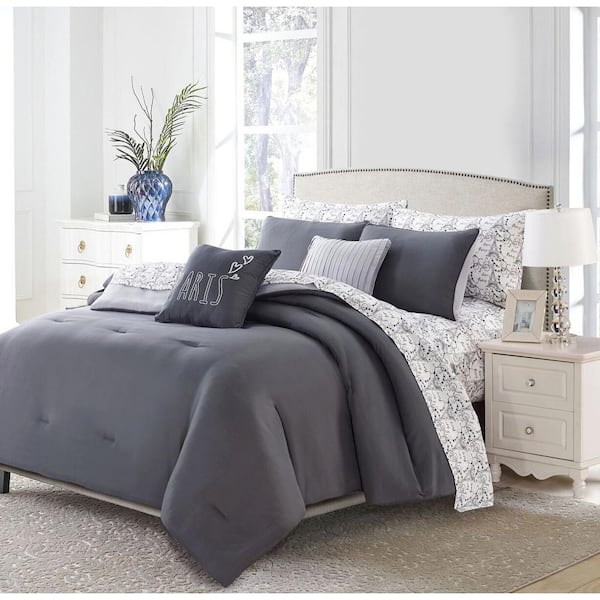 Charcoal Parisian Bed in a Bag Set