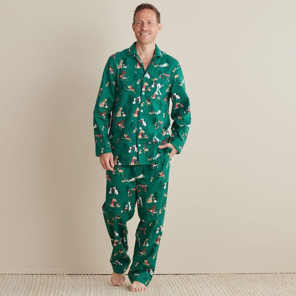 Company Cotton Family Flannel Sleep and Access Men's Pajama Set