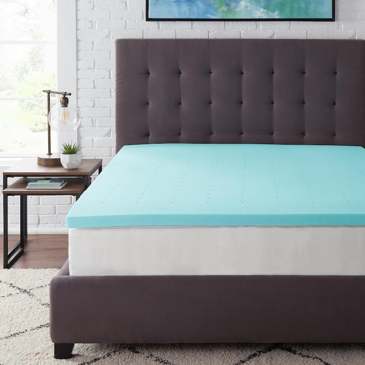 StyleWell 3 in. Gel Infused Memory Foam King Mattress Topper