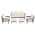 Gray Frame/Beige Cushion color or pattern variation