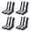 Black and White Stripe color or pattern variation