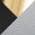 Light Grey Fabric, Black Wood and Gold Metal color or pattern variation