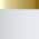 White with Brushed Gold Trim color or pattern variation