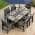 Extra-Large Table with Slat-Back Chairs – 7-Piece Set color or pattern variation