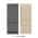 Customizable Panel Ready with Polished Gold Handles color or pattern variation