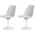 White, Set of 2 Chairs