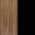 Walnut Top/Black Frame color or pattern variation