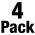 Black - 4 Pack