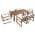 Beige with Mocha Acacia Wood color or pattern variation
