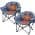 Heated Camping Chair-Teal (2-Pack)