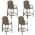 Brown - 4pcs color or pattern variation