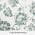 White background with green floral pattern fabric color or pattern variation