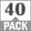 40 color or pattern variation