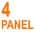 4 Panel color or pattern variation