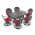 Red(7 Pcs） color or pattern variation