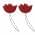 Red/black color or pattern variation