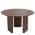 Walnut Round Solid Wood 46 in. color or pattern variation