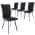 Set of 4 Black Chairs